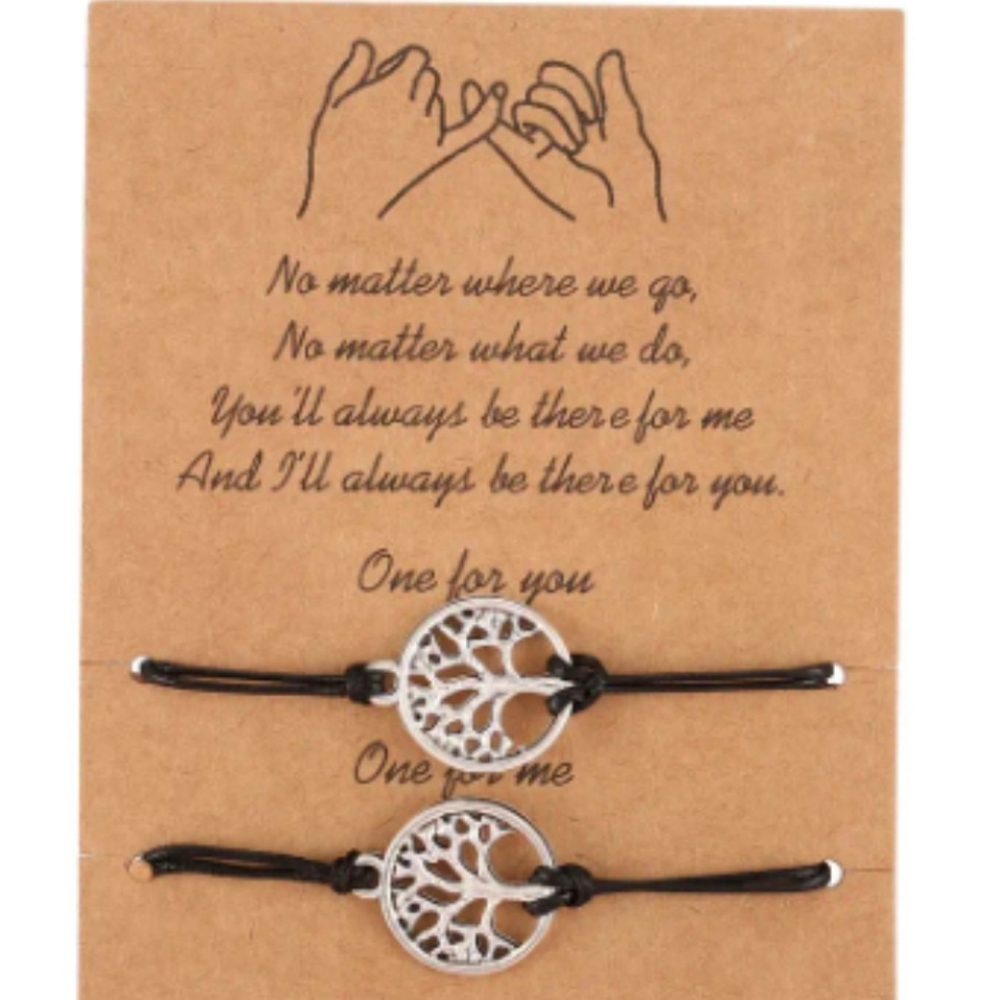 Tree of life friendship bracelets partner BNWT